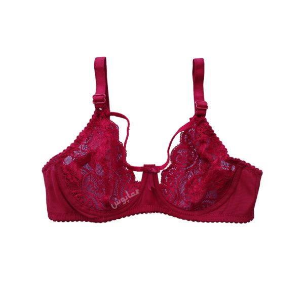 سوتین گیپور فنردار هارنس دار زرشکی