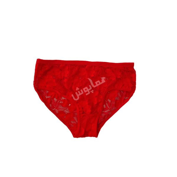 شورت گیپور زنانه رنگی گل دار قرمز