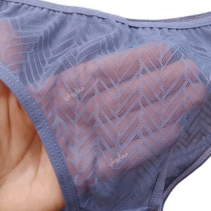 ست شورت و سوتین توری فنردار طرح راه راه کد HP-US402