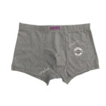 شورت نیم پا نخ پنبه مردانه خاکستری