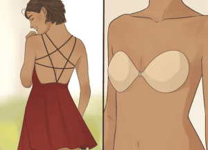 لباس زیر برای لباس پشت باز